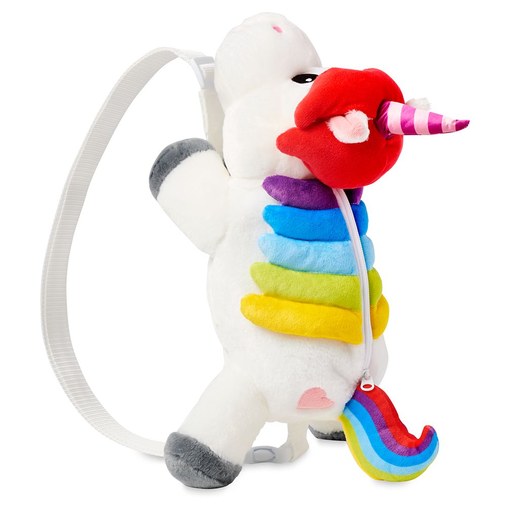 Rainbow Unicorn Plush Backpack – Inside Out