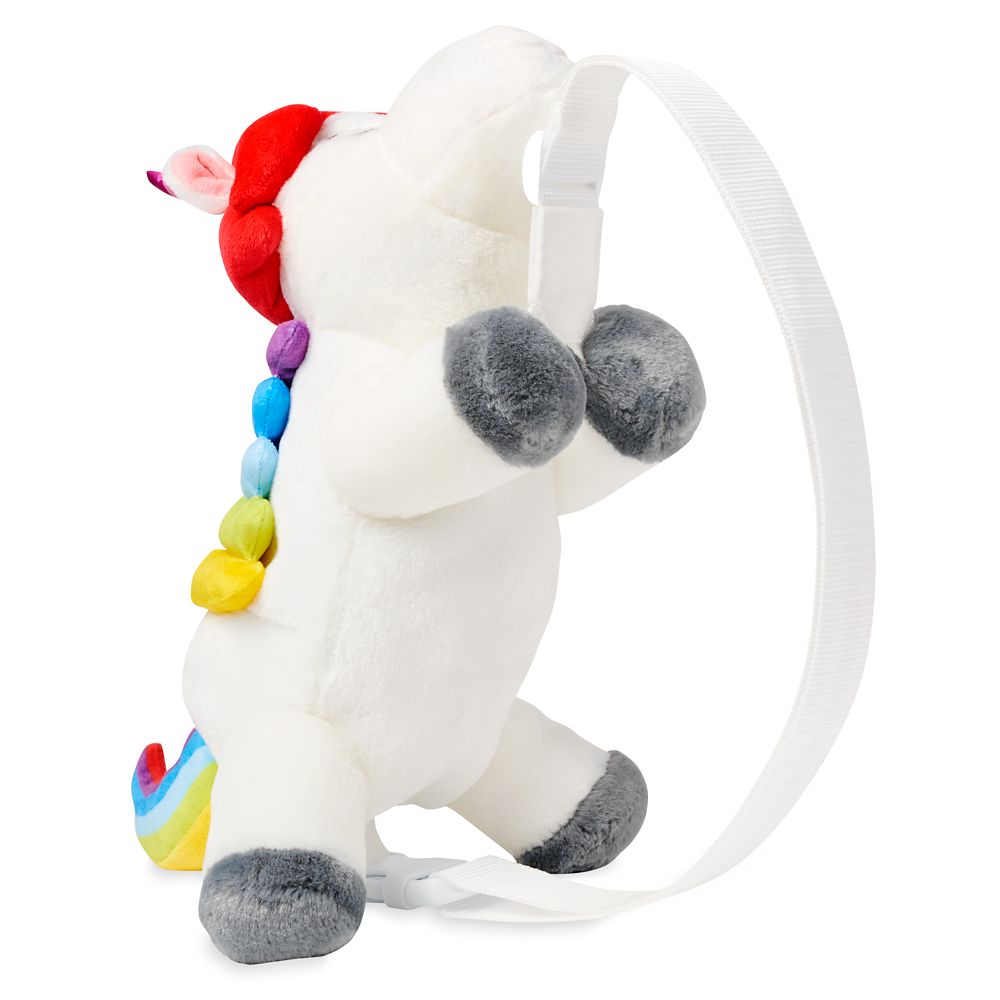 Rainbow Unicorn Plush Backpack – Inside Out