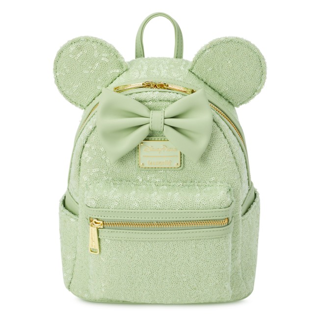Minnie Mouse Sequined Loungefly Mini Backpack – Mint