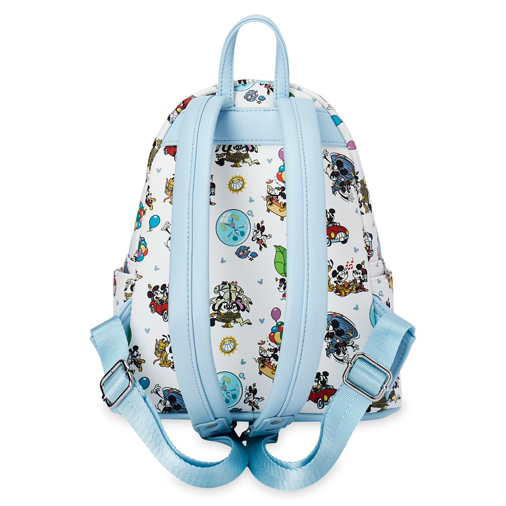 Mickey & Minnie's Runaway Railway Mini Loungefly Backpack