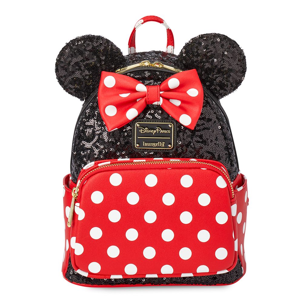 Minnie Mouse Sequin And Polka Dot Mini Loungefly Backpack Is Now Out For Purchase Dis