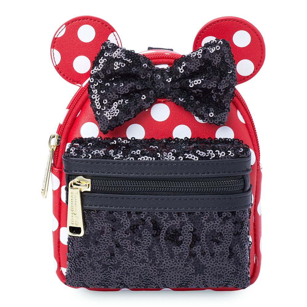Minnie Mouse Sequin and Polka Dot Loungefly Wristlet