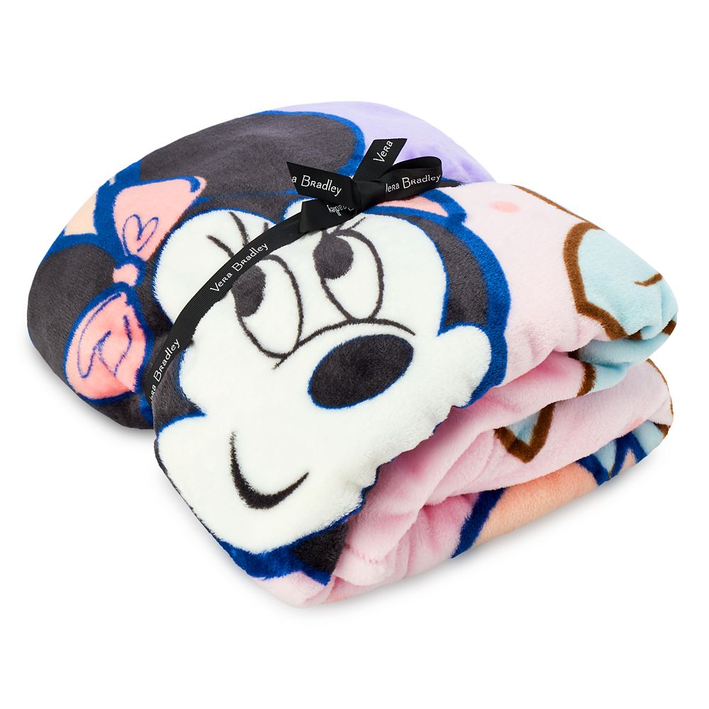 Minnie Mouse Garden Party Plush Throw Blanket by Vera Bradley