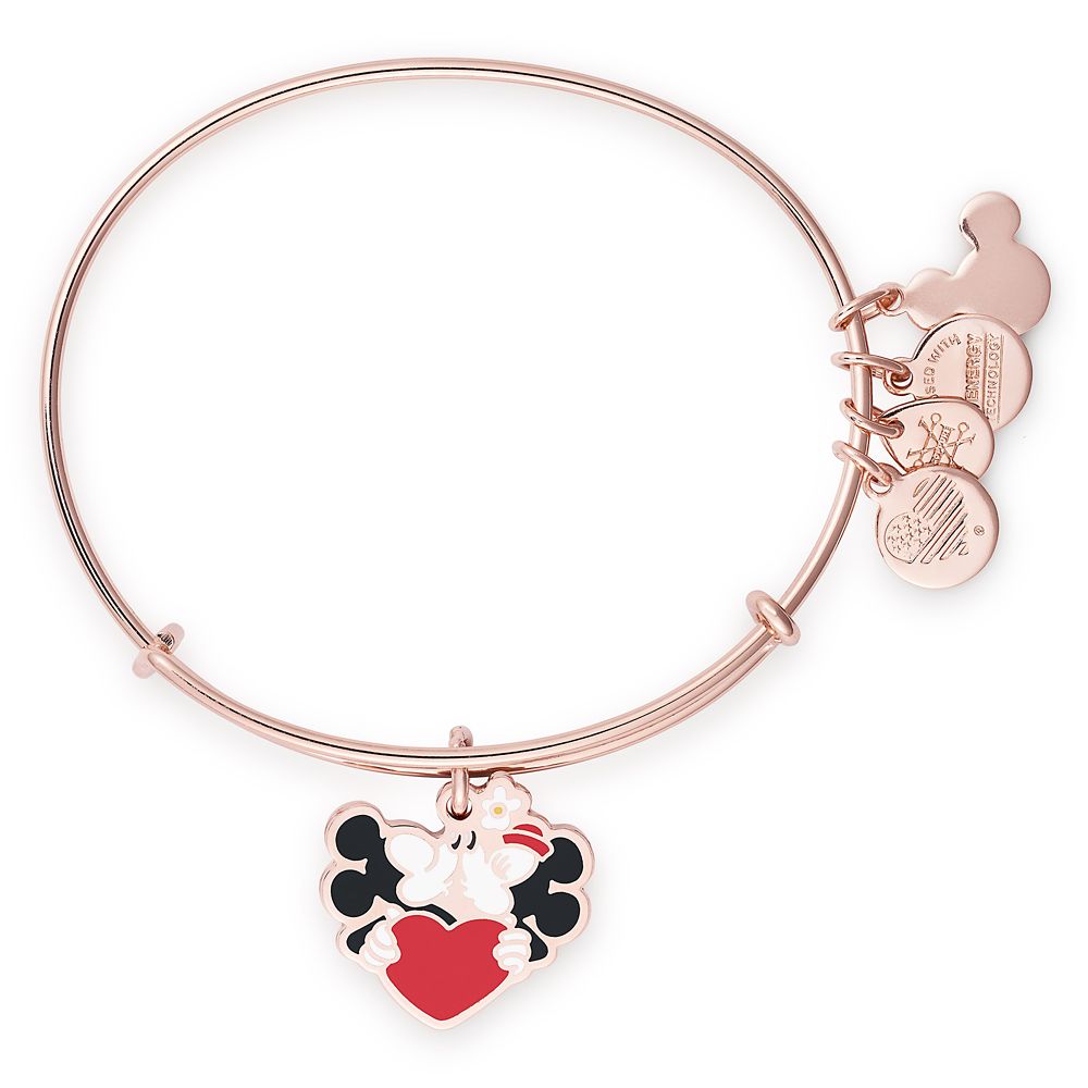 Mickey and Minnie Mouse Kissing Bangle by Alex and Ani