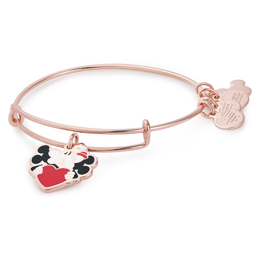 Mickey and Minnie Mouse Kissing Bangle by Alex and Ani