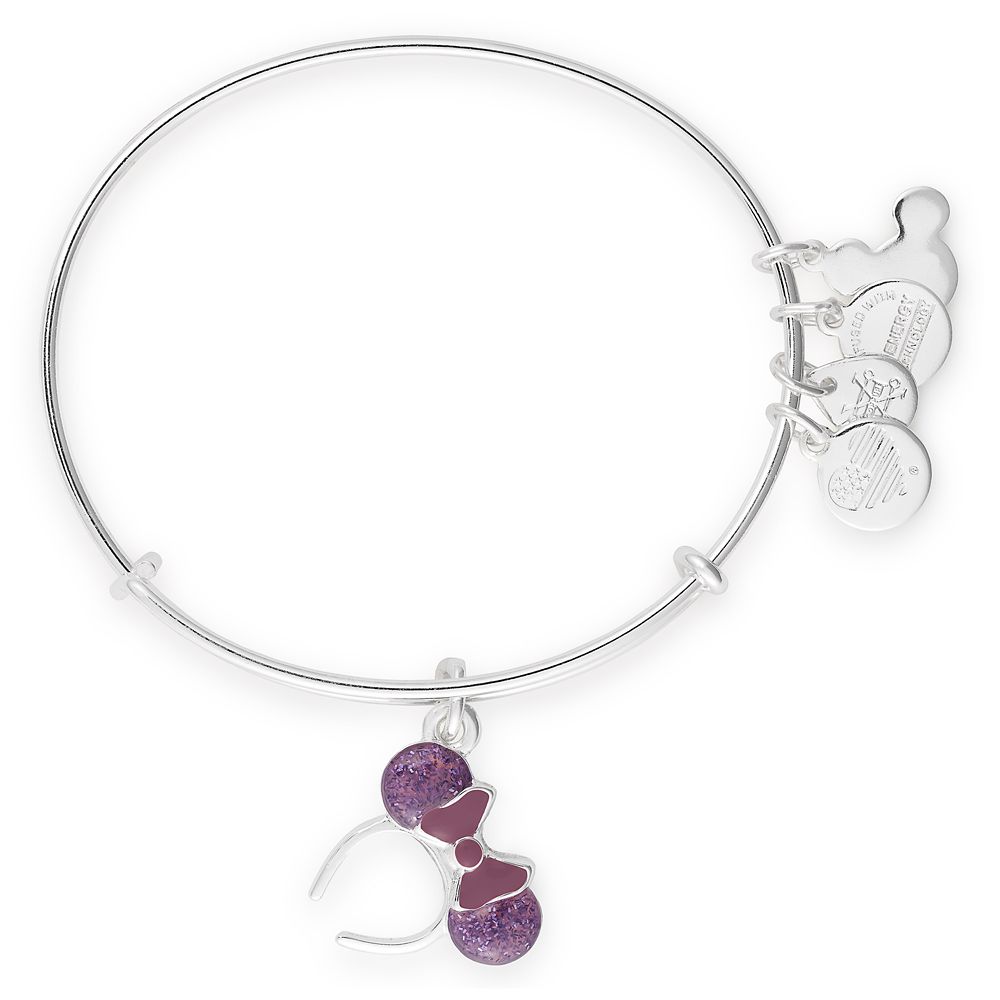 Minnie Mouse Ear Headband Bangle by Alex and Ani – Purple