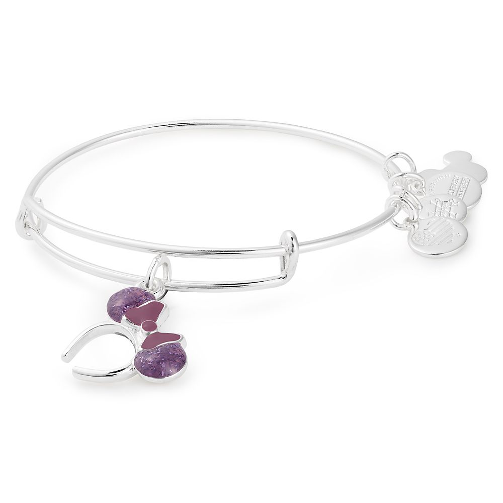 Minnie Mouse Ear Headband Bangle by Alex and Ani – Purple