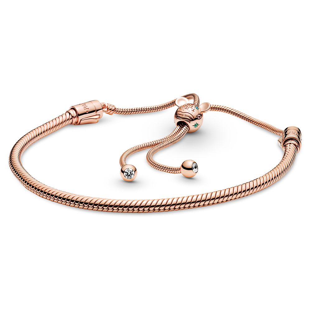 Mickey Mouse Icon Fantasyland Castle Slider Bracelet by Pandora Jewelry – Rose Gold