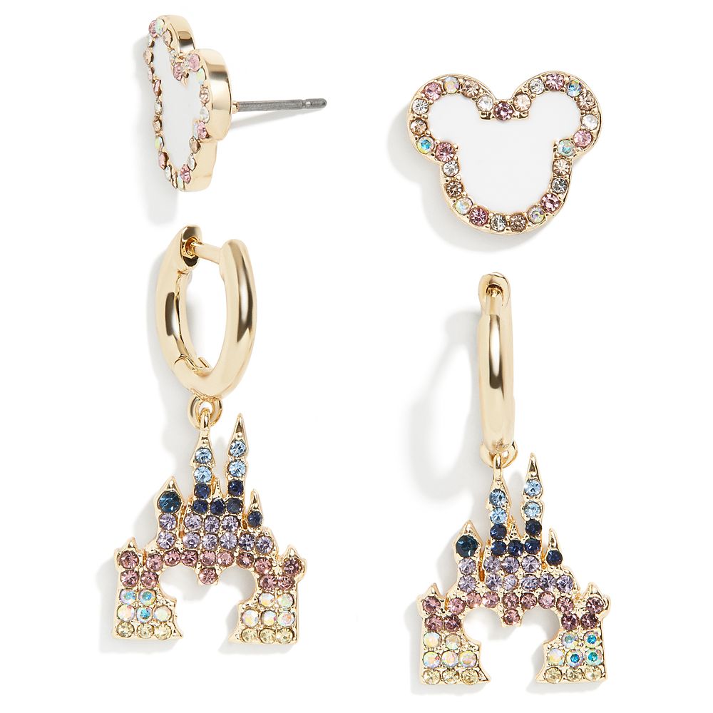 Mickey Mouse Icon and Fantasyland Castle Earring Set by BaubleBar here now