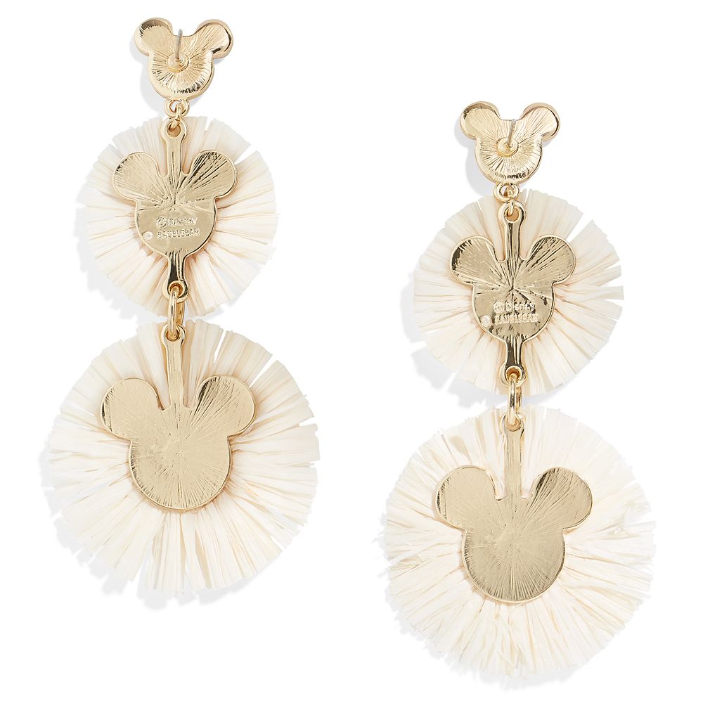 Mickey Icon Raffia Earrings by BaubleBar