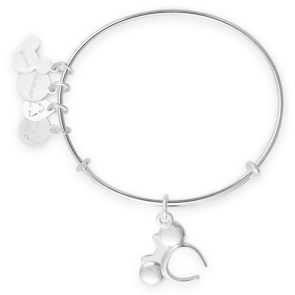 Minnie Mouse Ear Headband Bangle by Alex and Ani – Light Blue