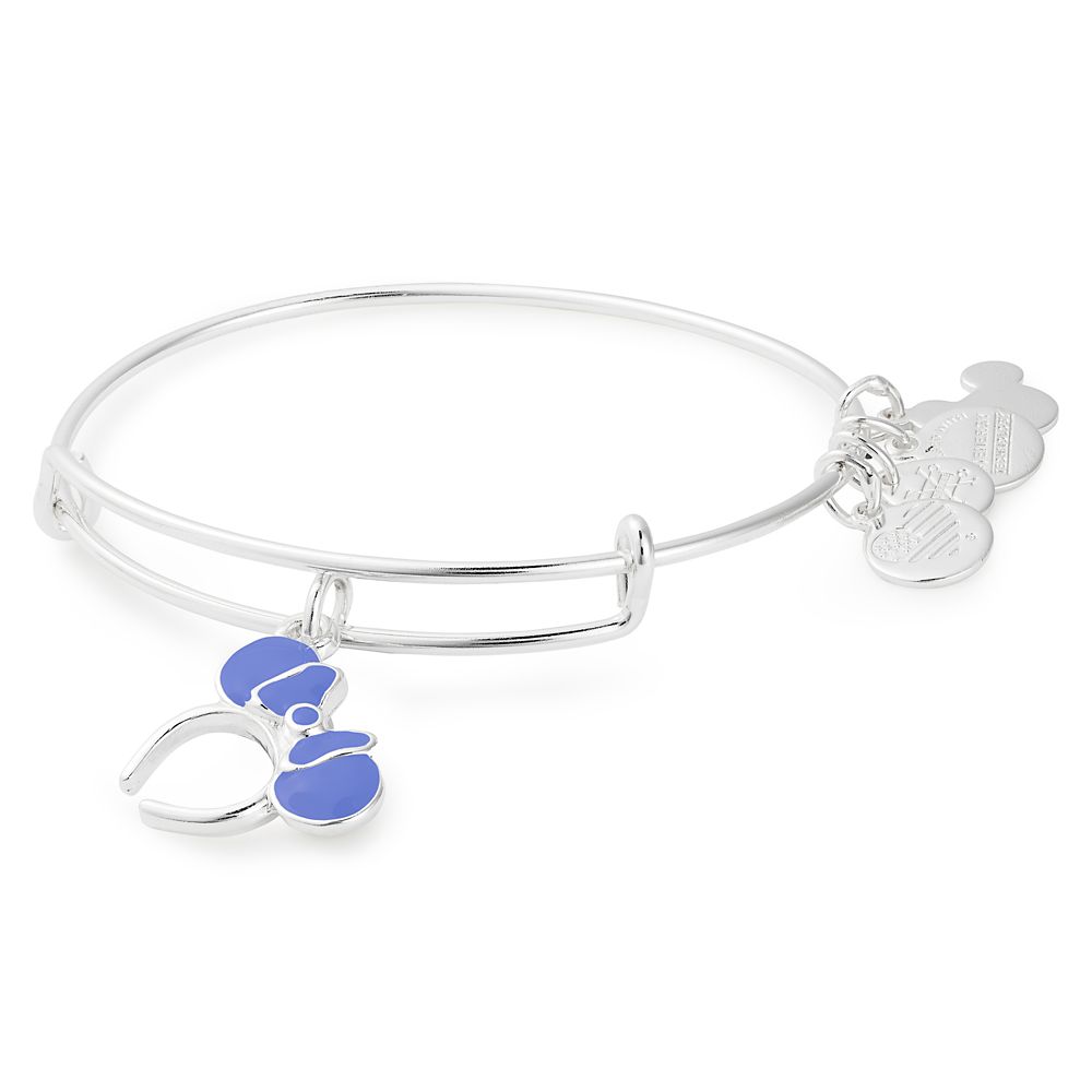 Minnie Mouse Ear Headband Bangle by Alex and Ani – Light Blue