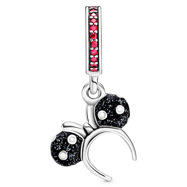 Minnie Mouse Black and White Ear Headband Charm by Pandora Jewelry