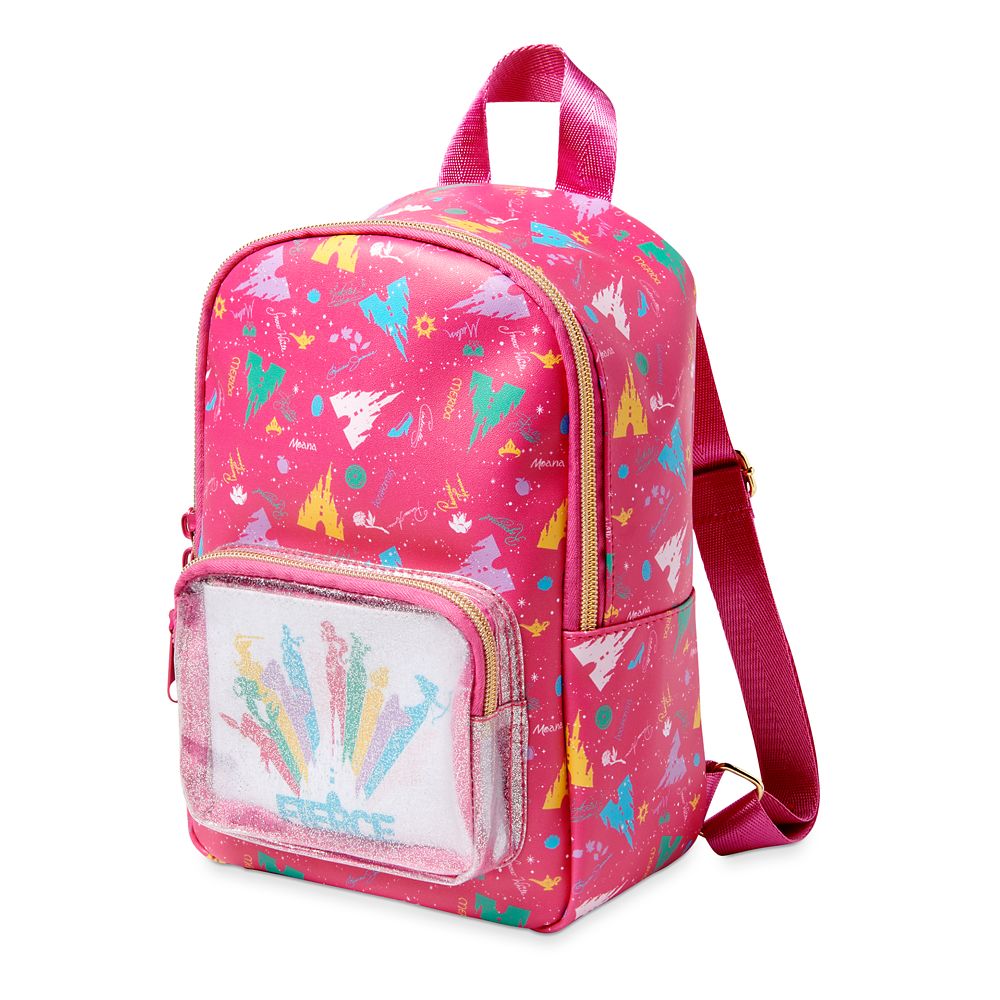 Disney Princess Mini Backpack with Pouch for Kids