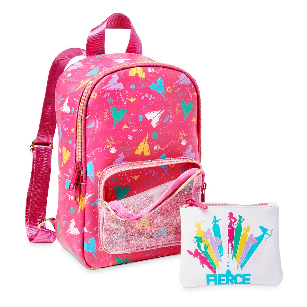 Disney Princess Mini Backpack with Pouch for Kids