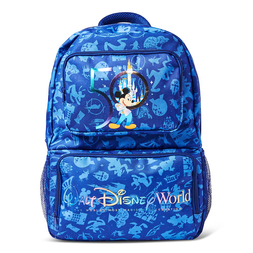 Disney WDW 50th Anniversary Mickey Mouse Loungefly Backpack and Hip  Pack-NWT