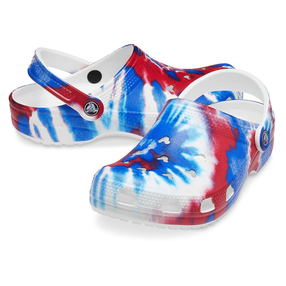 Mickey Mouse Tie-Dye Americana Clogs for Adults by Crocs