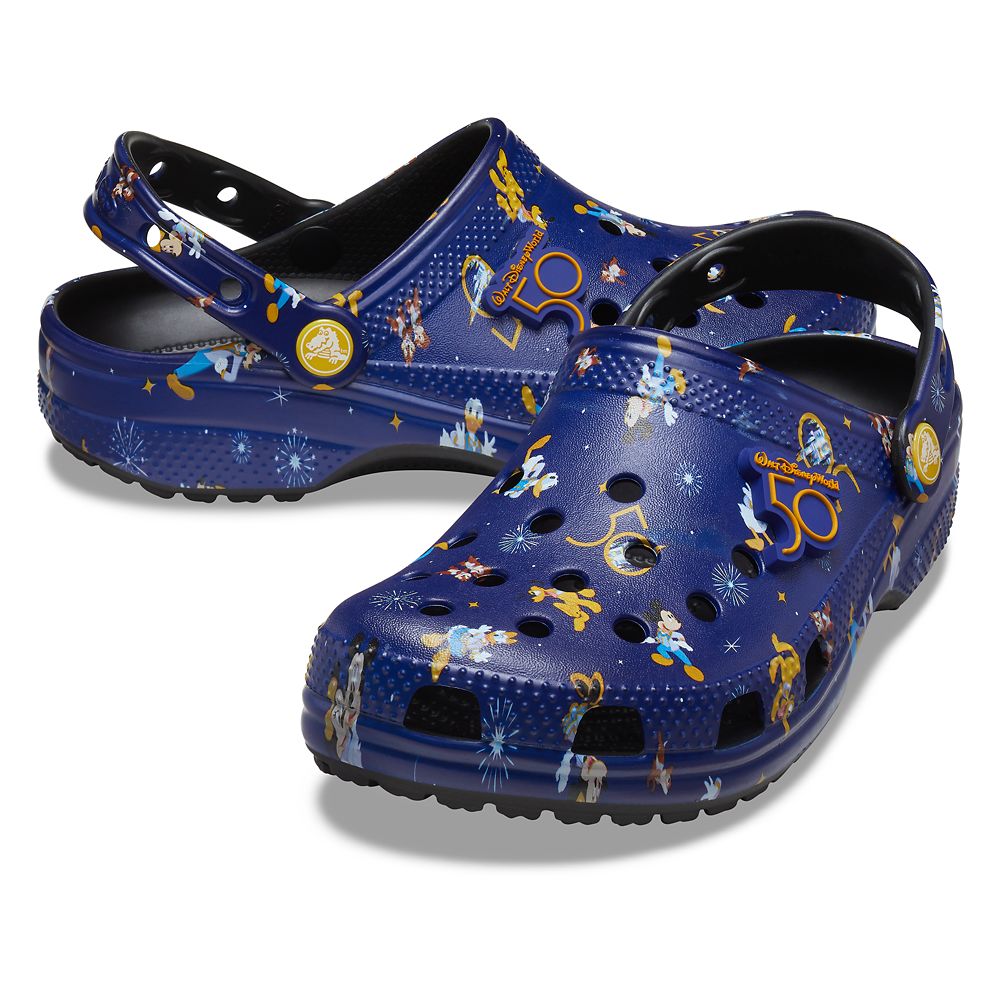 Mickey Mouse and Friends Clogs for Adults by Crocs – Walt Disney World 50th Anniversary