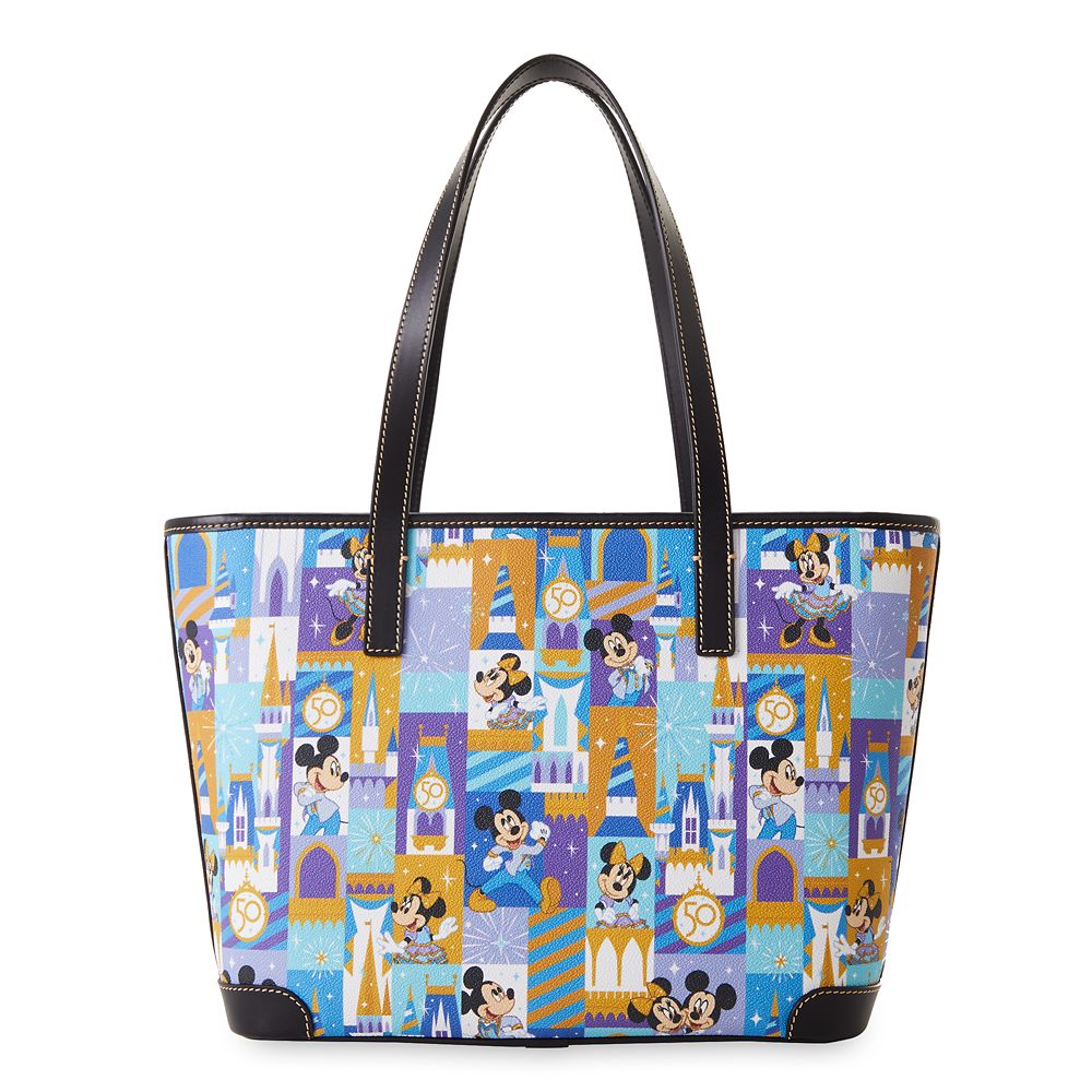 Mickey and Minnie Mouse Dooney & Bourke Tote &ndash; Walt Disney World 50th Anniversary