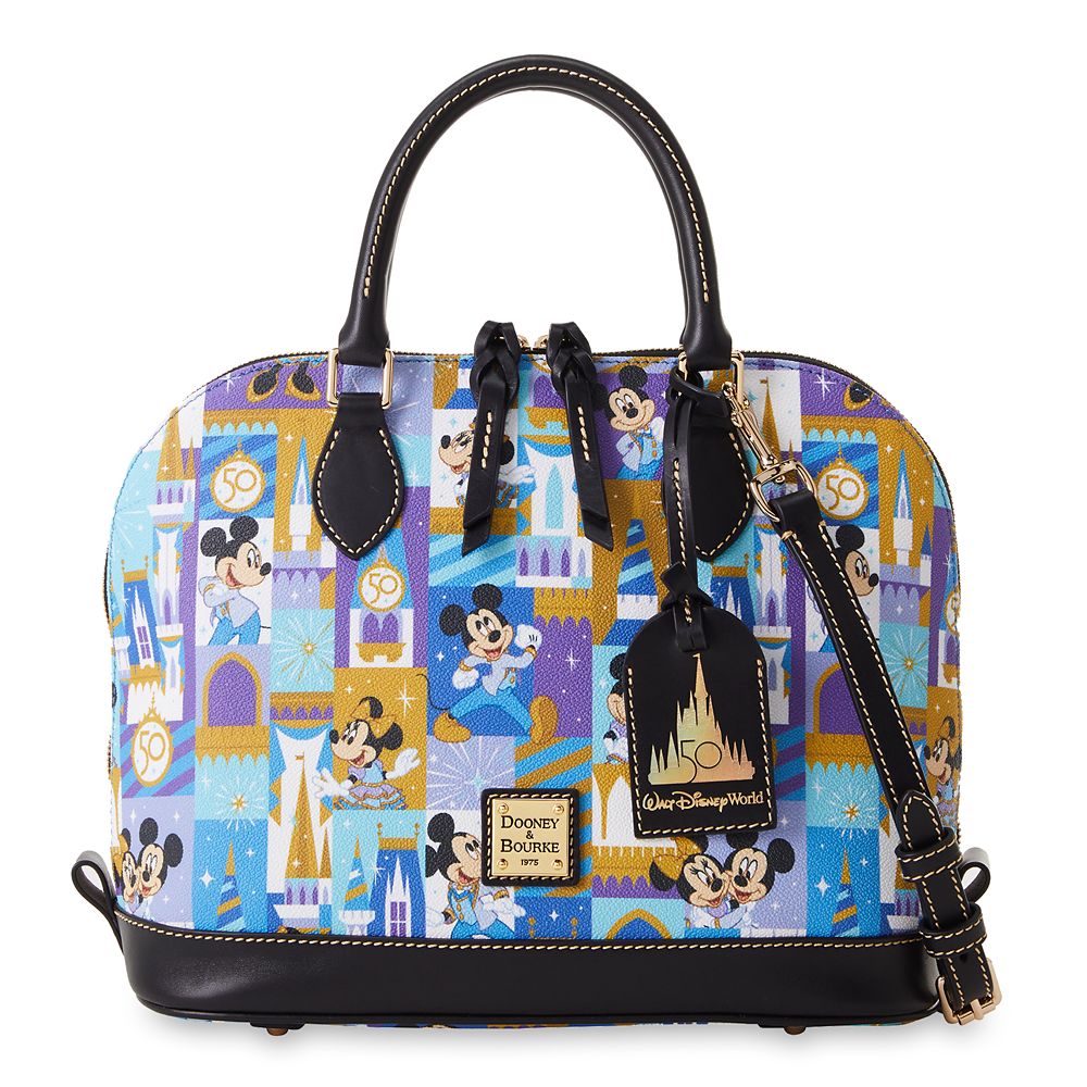 Mickey and Minnie Mouse Dooney & Bourke Satchel – Walt Disney World 50th Anniversary