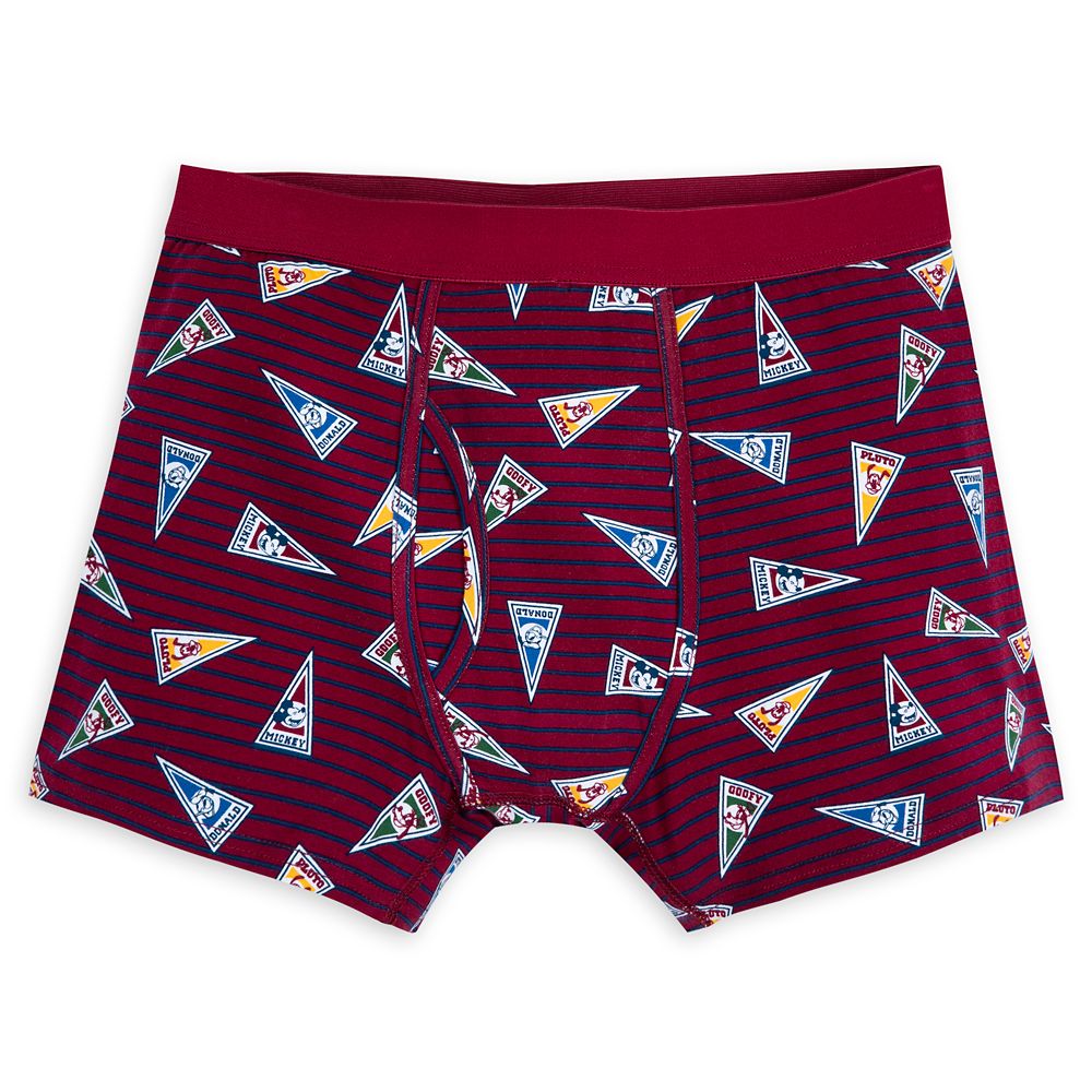 Mickey Mouse and Friends Pennant Boxer Briefs for Men released today