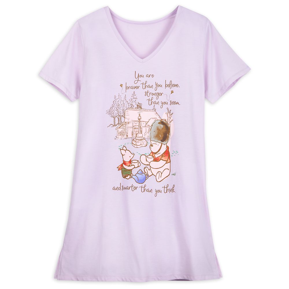 Winnie the Pooh and Piglet Classic Sleep Shirt for Women