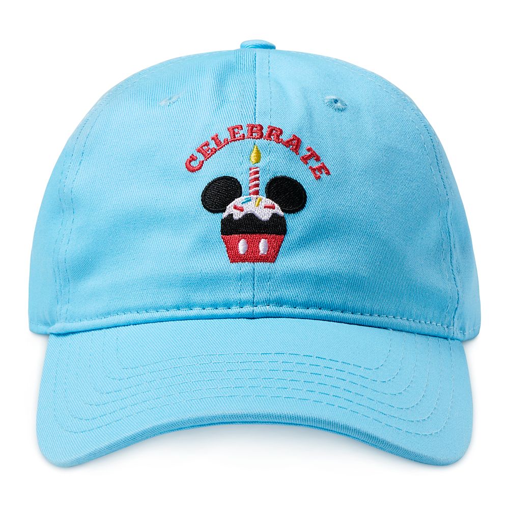 Mickey Mouse Cupcake ”Celebrate” Baseball Cap for Adults is now out for purchase