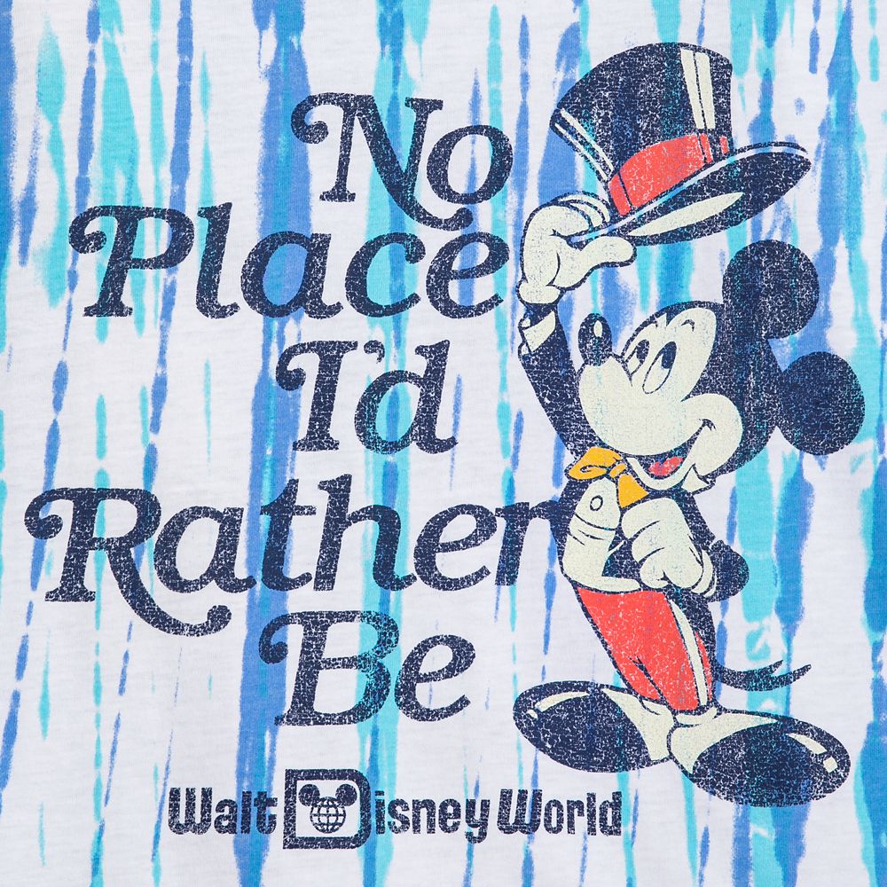 Mickey Mouse ''No Place I'd Rather Be'' T-Shirt for Adults – Walt Disney World