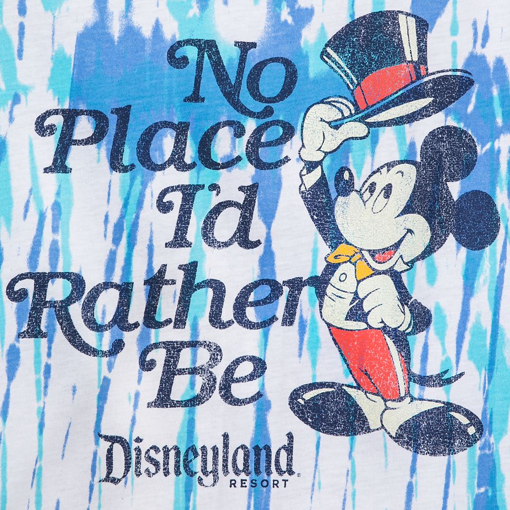 Mickey Mouse ''No Place I'd Rather Be'' T-Shirt for Adults – Disneyland
