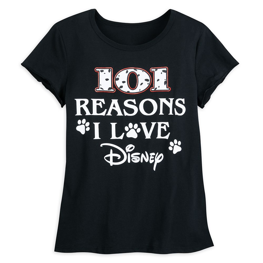101 Dalmatians Reasons I Love Disney T-Shirt for Adults