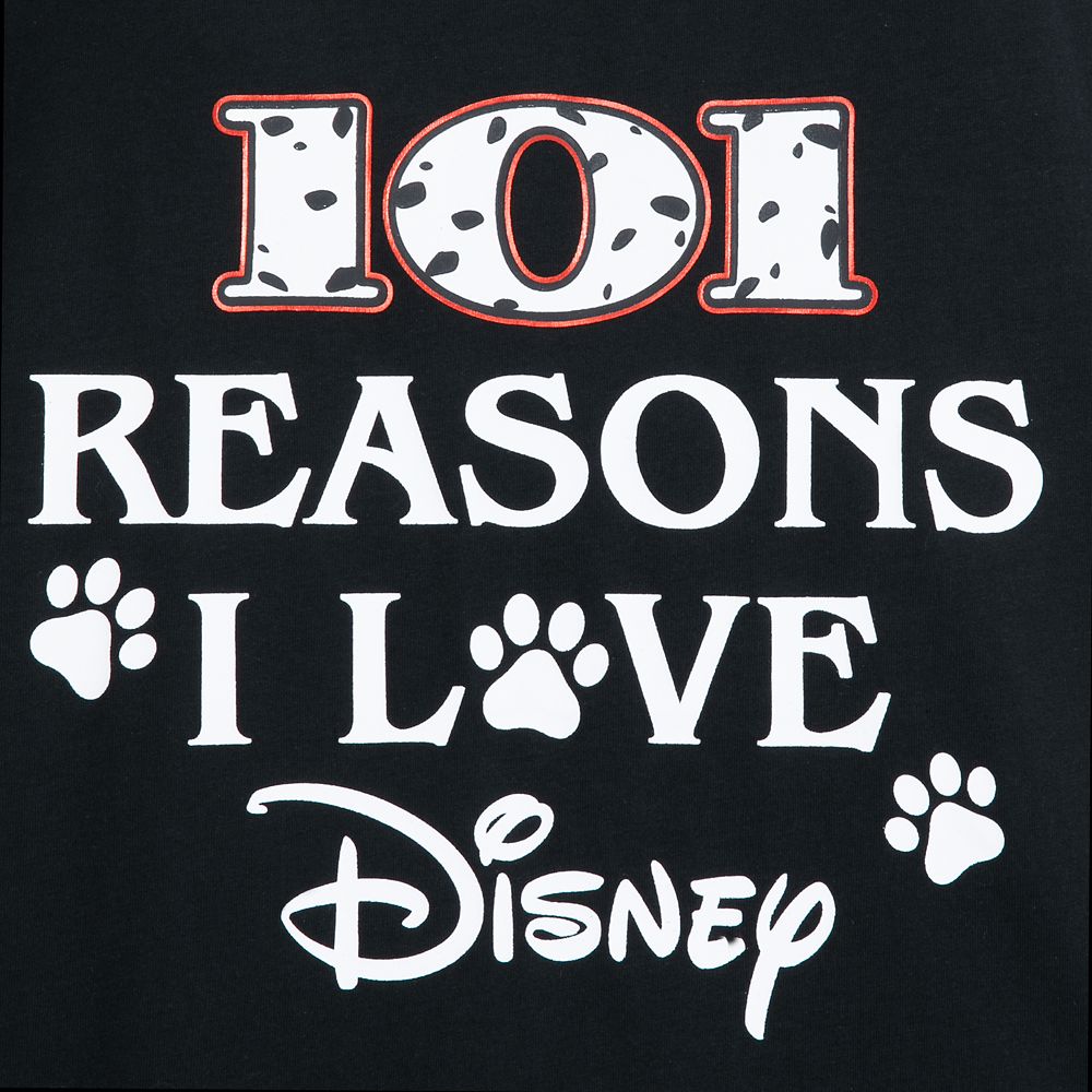 101 Dalmatians ''Reasons I Love Disney'' T-Shirt for Adults