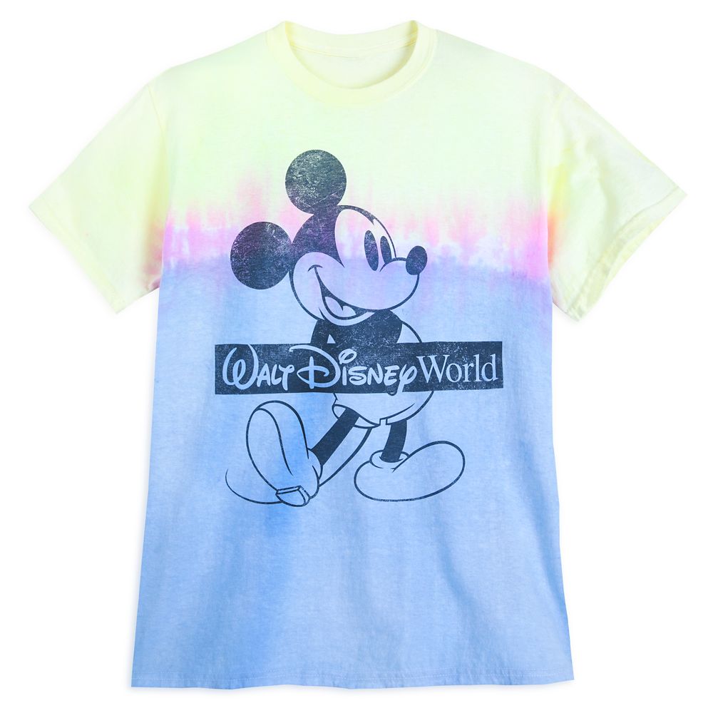 Mickey Mouse Classic Gradient Tie-Dye T-Shirt for Adults – Walt Disney World