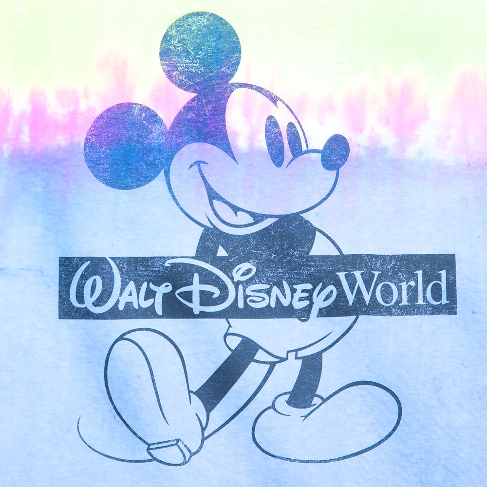 Mickey Mouse Classic Gradient Tie-Dye T-Shirt for Adults – Walt Disney World