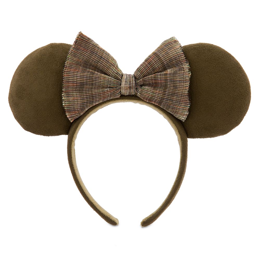 Minnie Mouse Ear Headband with Bow – Olive