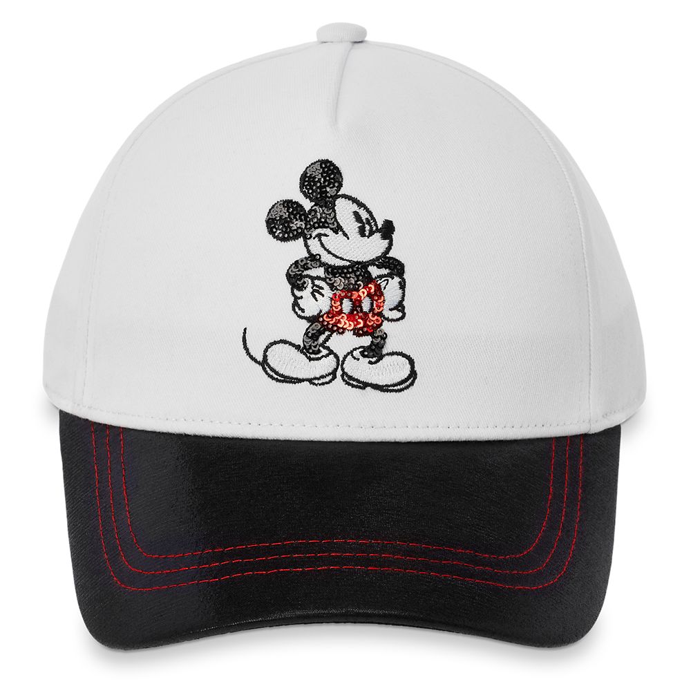 Mickey Mouse Sequined Baseball Cap for Adults