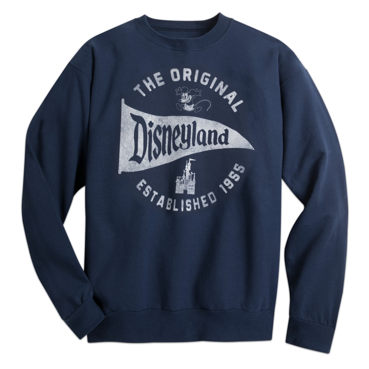 Disneyland Pennant Sweatshirt for Adults – Navy