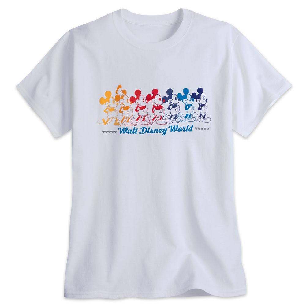 Mickey Mouse Tee for Adults - Walt Disney World - Rainbow