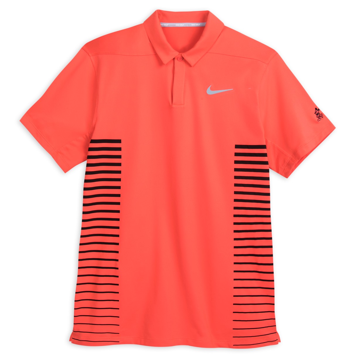 Mickey Mouse Performance Polo Shirt for Men by Nike Golf - Coral Stripe ...