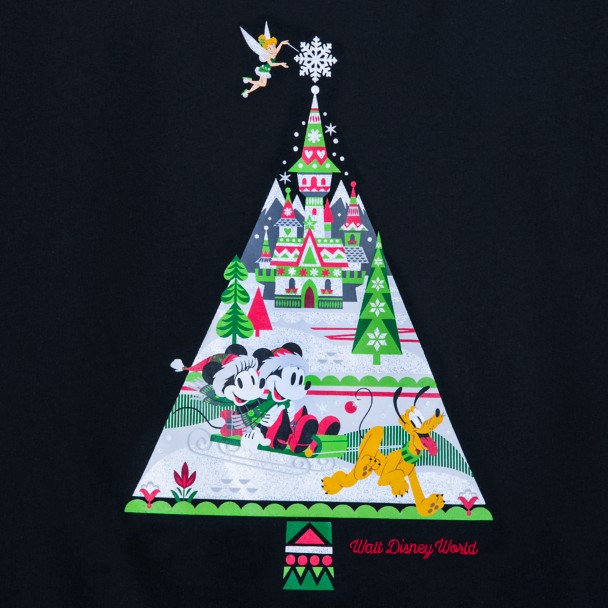 Mickey Mouse and Friends Holiday T-Shirt for Women – Walt Disney World