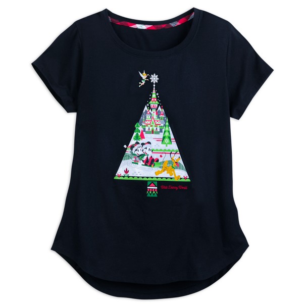 Mickey Mouse and Friends Holiday T-Shirt for Women – Walt Disney World