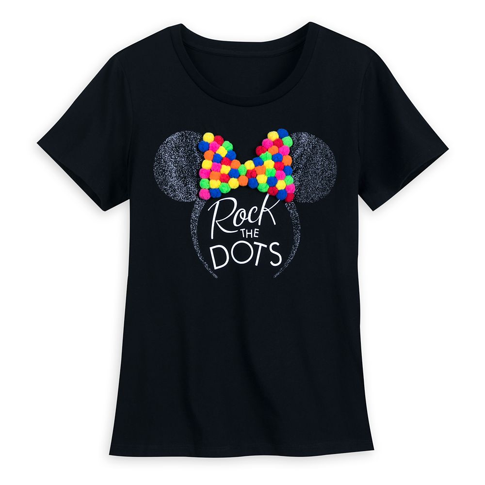 Minnie Mouse Pom Pom T-Shirt for Women