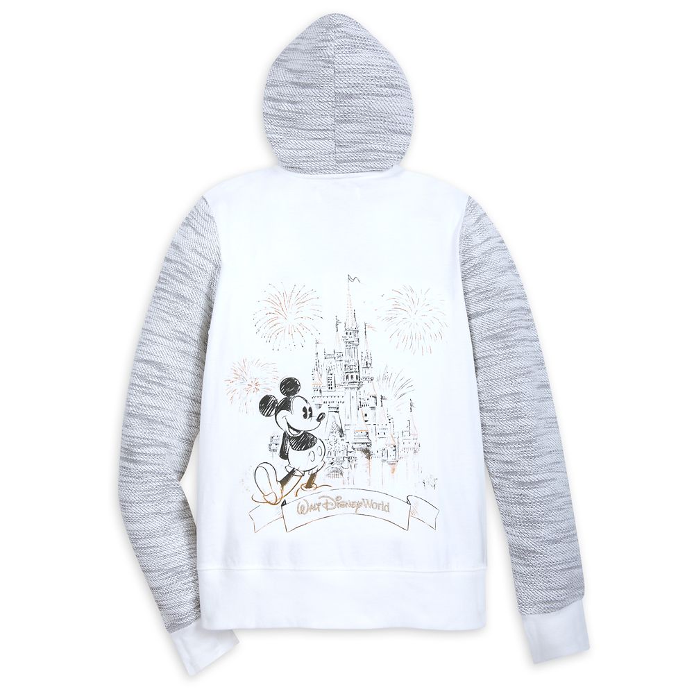 white mickey hoodie