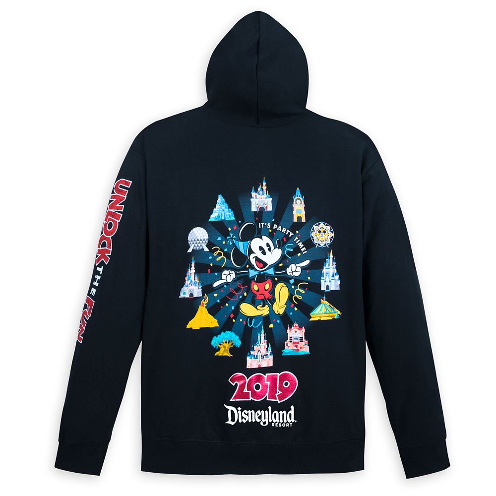 Mickey Mouse Celebration Hoodie for Men - Disneyland 2019 | shopDisney