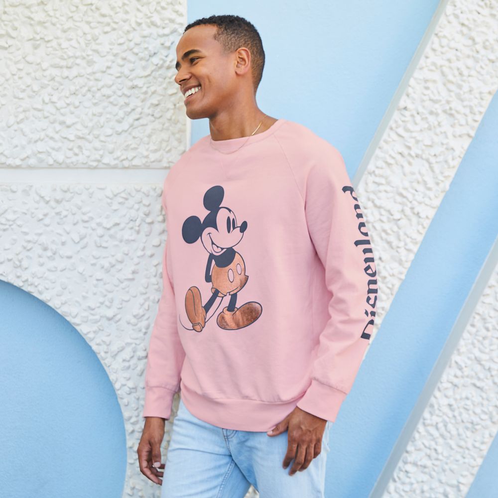 rose colored sweatshirt