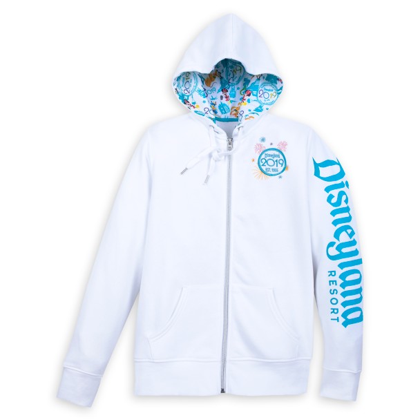 Mickey Mouse and Friends Hoodie for Women – Disneyland 2019