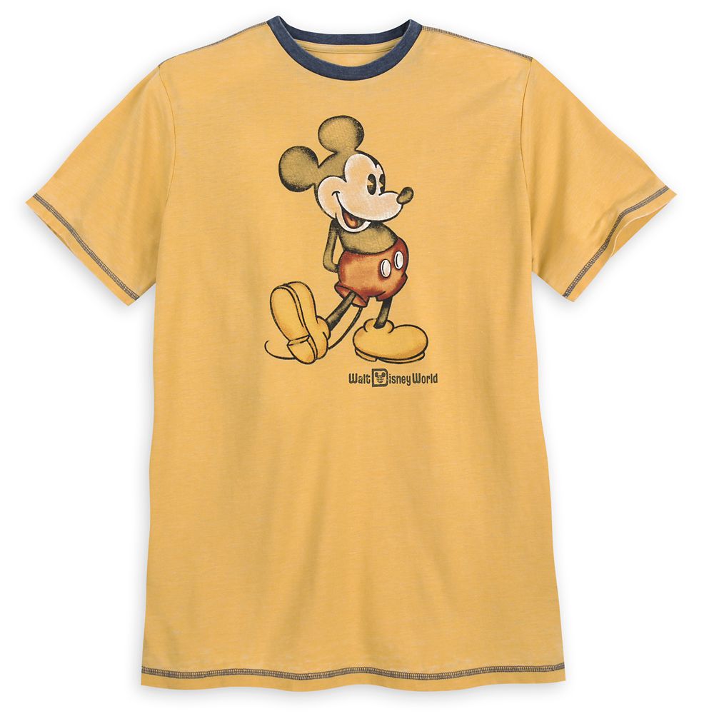 yellow disney world shirt