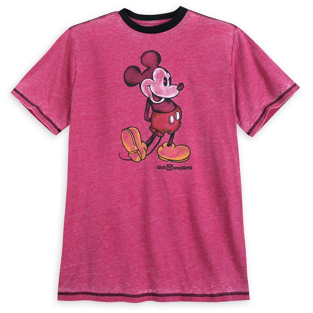 red mickey mouse t shirt