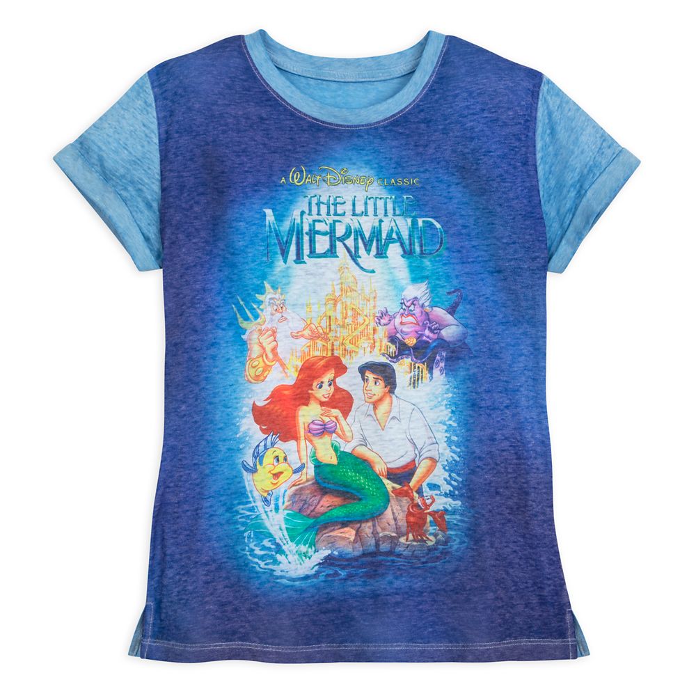 The Little Mermaid VHS Cover T-Shirt for Women | shopDisney