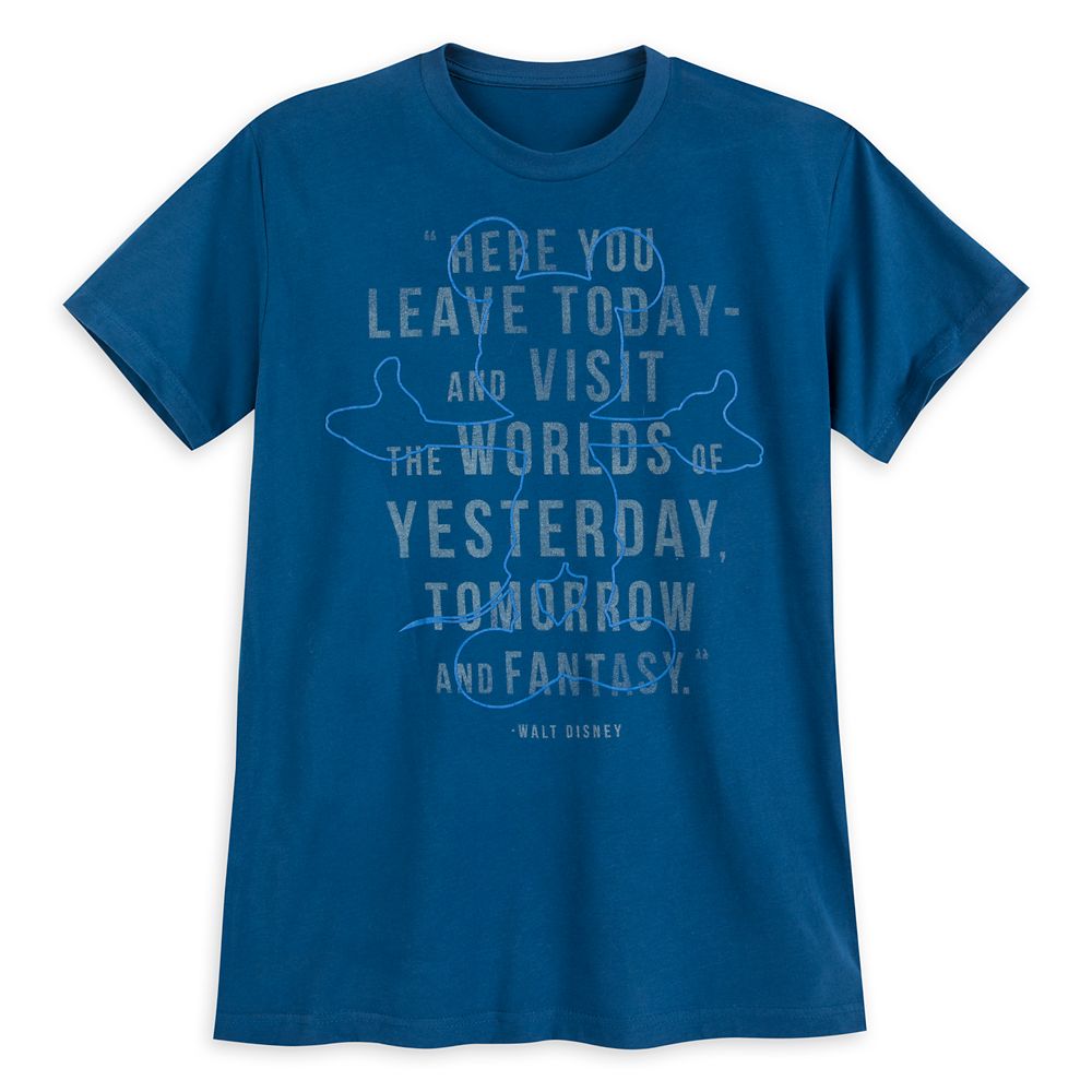 Walt Disney ''Here You Leave Today...'' T-Shirt for Adults