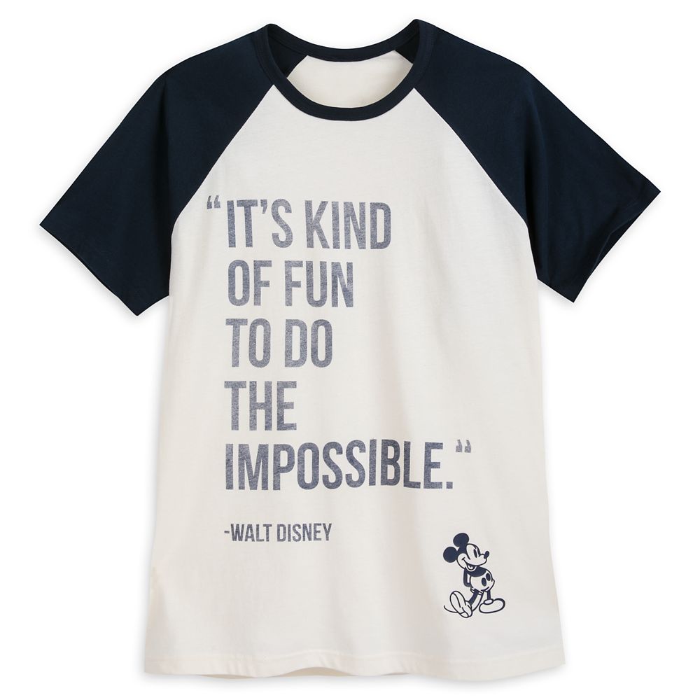 Walt Disney ''It's Kind of Fun...'' Raglan Shirt for Adults